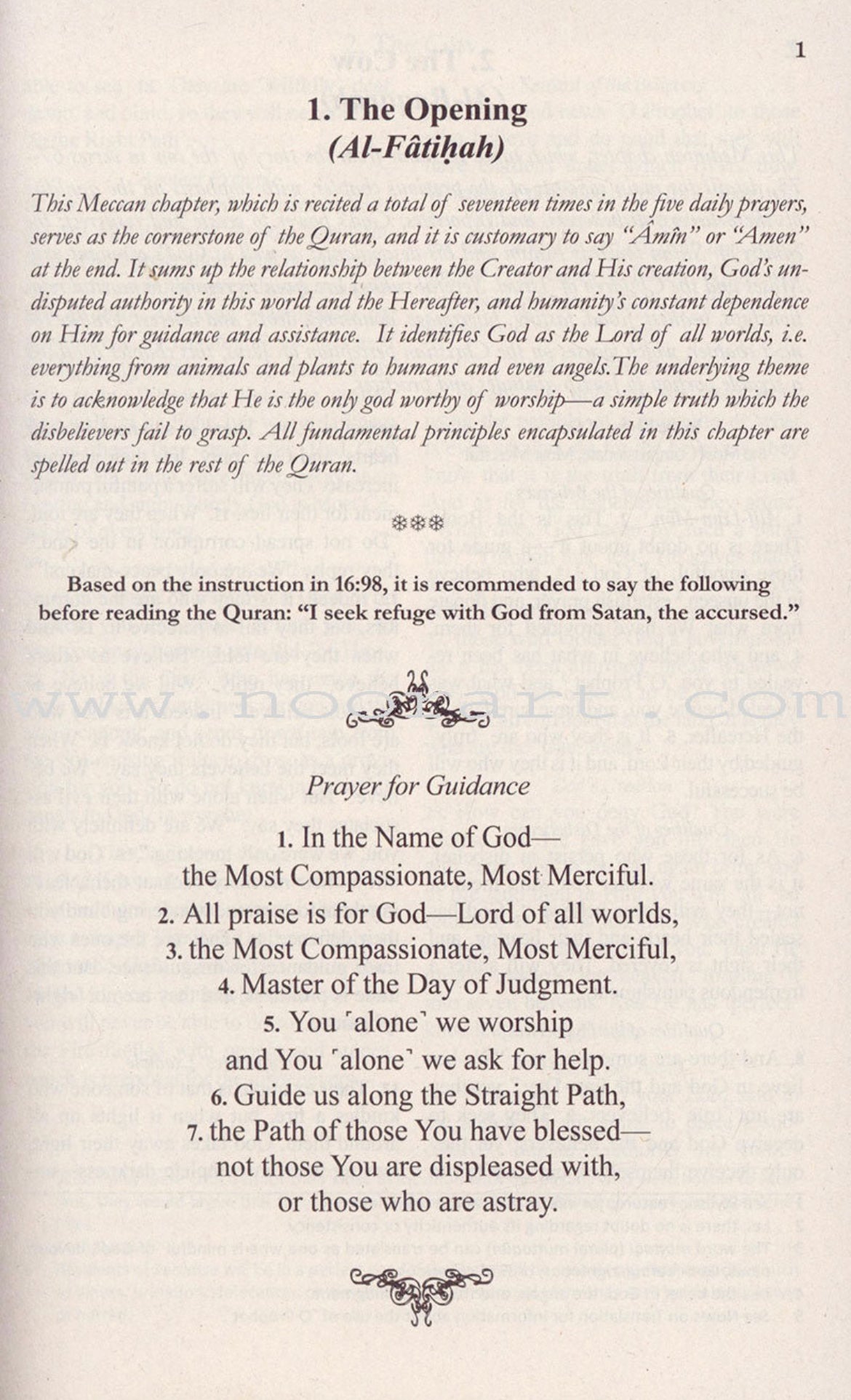 The Clear Quran - English Translation Only
