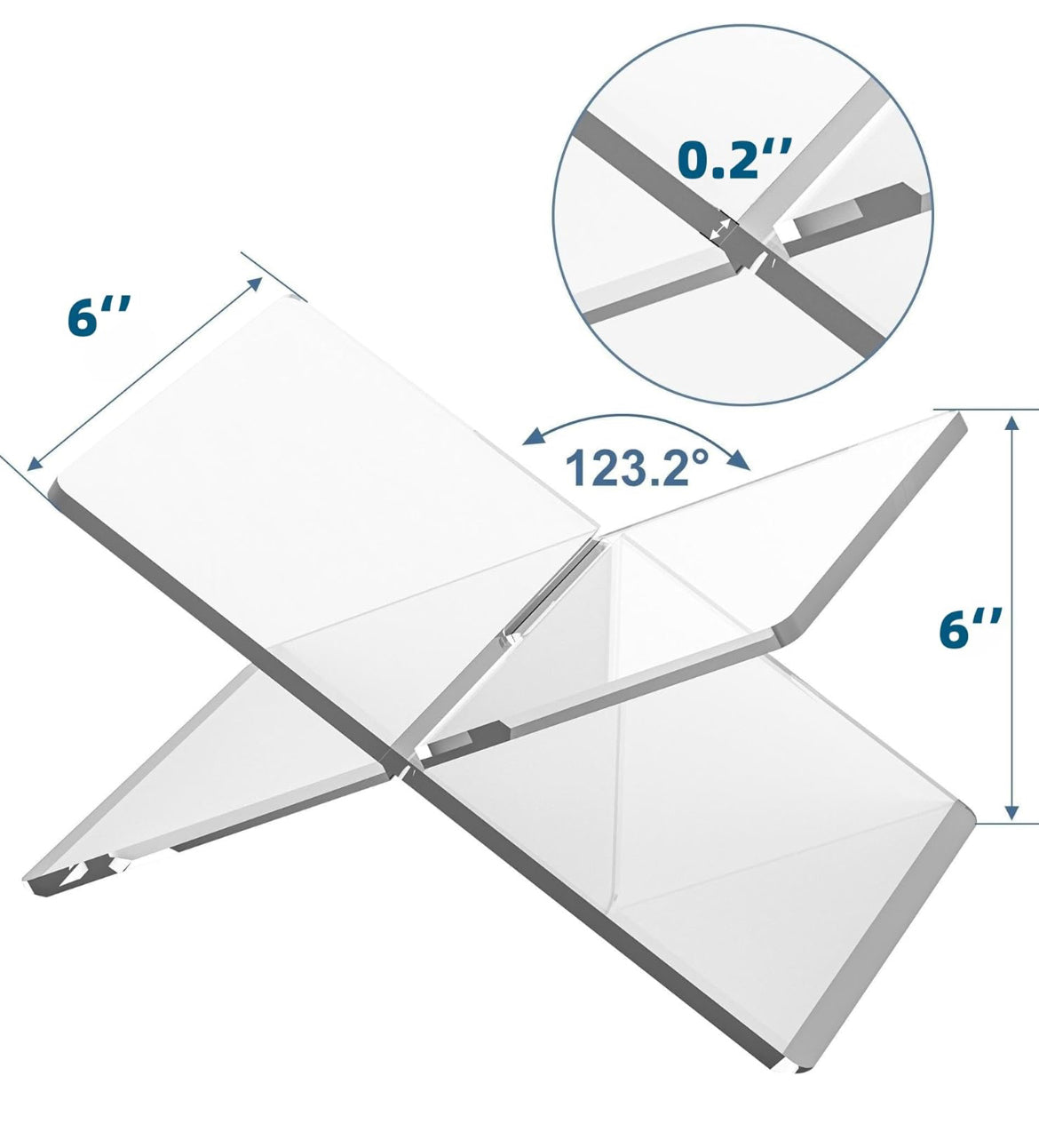 Clear Acrylic Book Stand