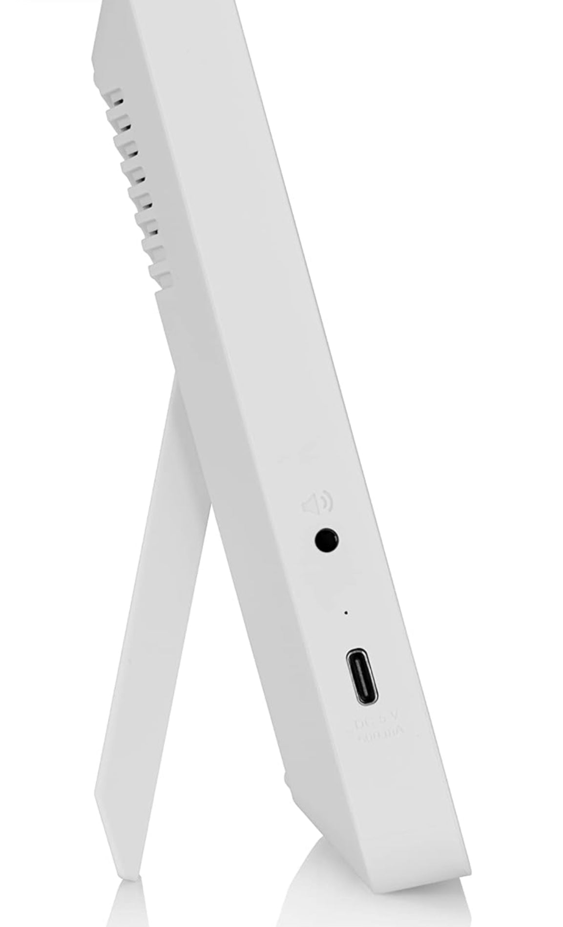 Azan Clock White/Black- Automatic Athan 5 Times in 5 Different Voices - big screen