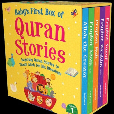Baby’s  First Box of Quran Stories - set of 5 board books