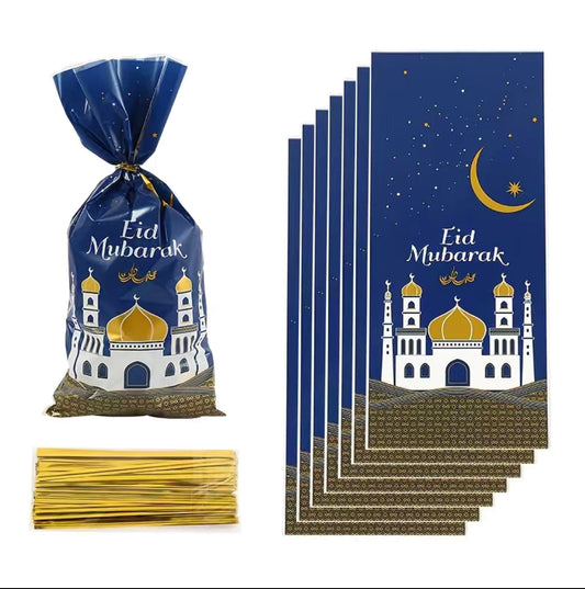 Eid Mubarak Loot/goodie Bags - 10pcs