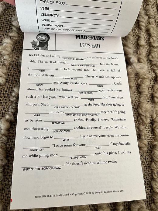 Eid al-Fitr Mad Libs by Faruqi, Saadia